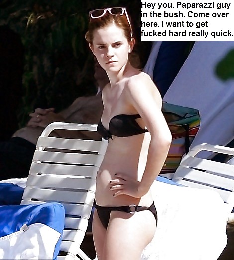 Emma Watson Caption Mix (femdom, shemale, perverse, vanilla) #20659933