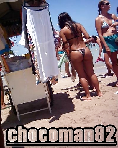 Voyeur on beach fat ass