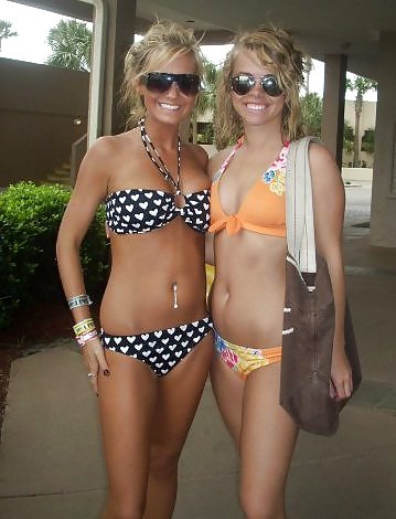 Facebook College Blonde Big Tits Bikini Courtney #3140847