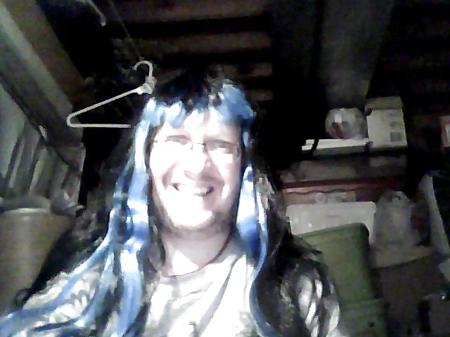 Me in make-up, a wig and a crown #16149774