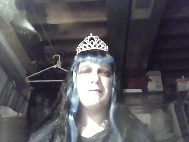 Mich In Make-up, Eine Perücke Und Eine Krone #16149818