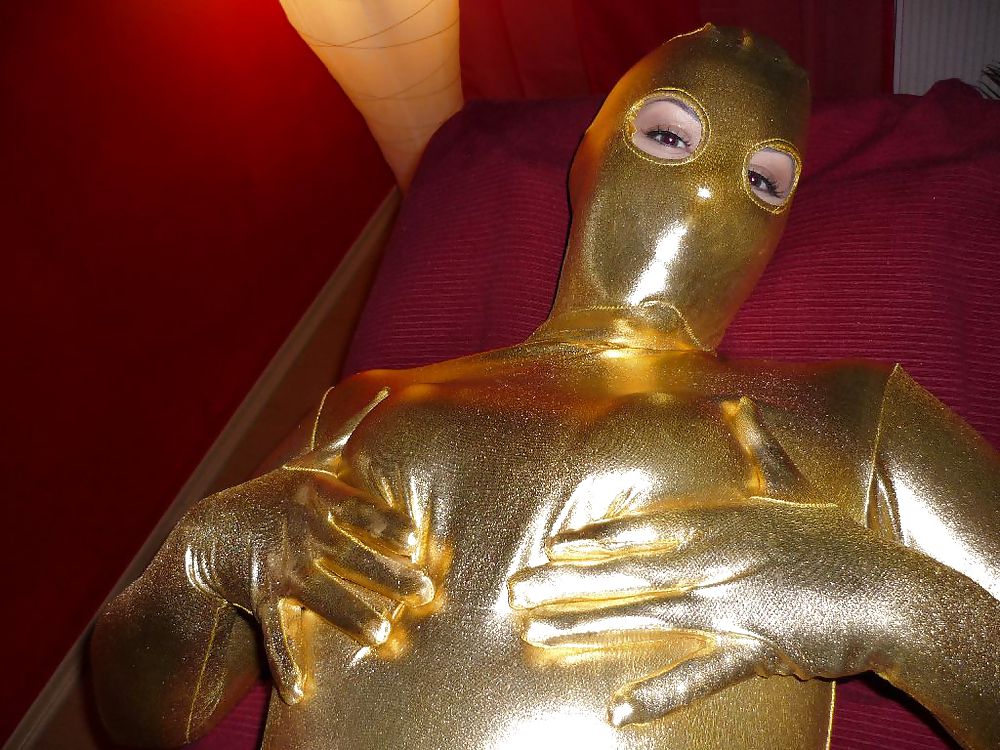 New golden zentai  #8410365