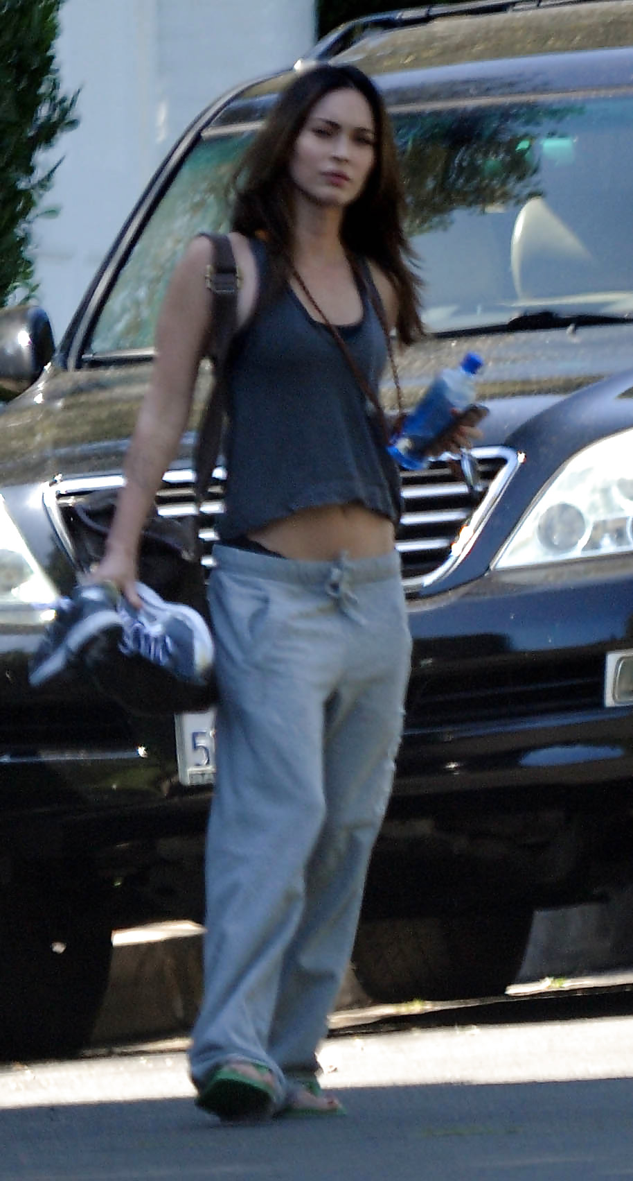 Megan Fox Baggy Sweats and Panty Peek Heads #4995585