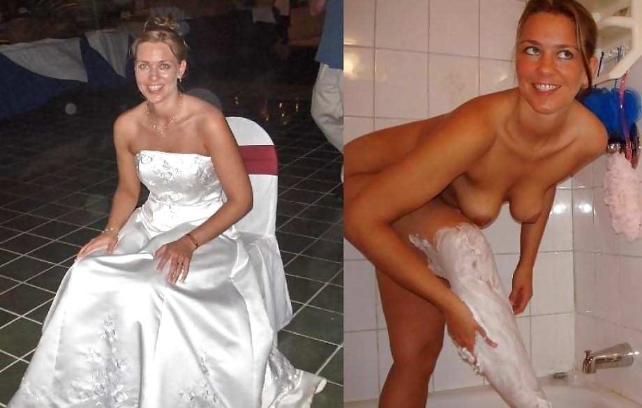 With and without clothes - brides 2. #14090223