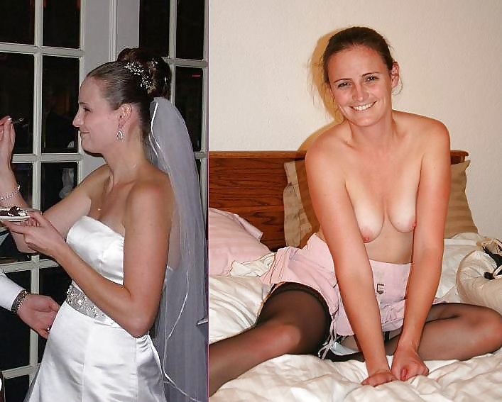 With and without clothes - brides 2. #14090239