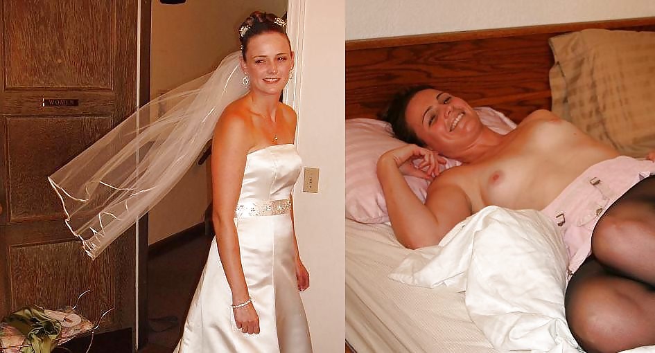With and without clothes - brides 2. #14090244