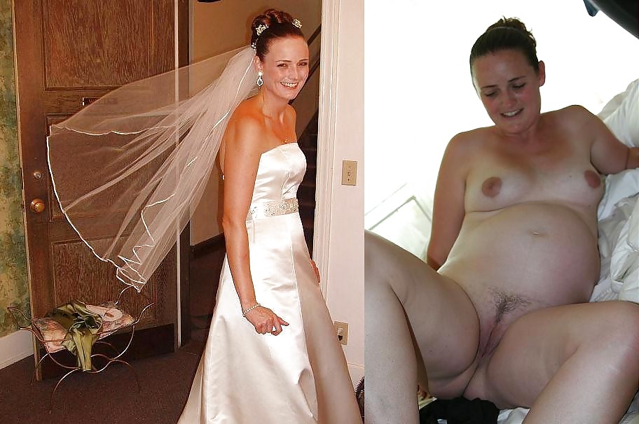 With and without clothes - brides 2. #14090252