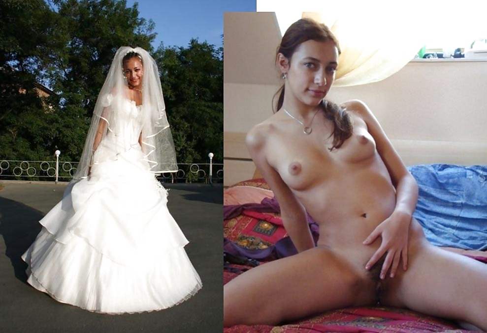 With and without clothes - brides 2. #14090259