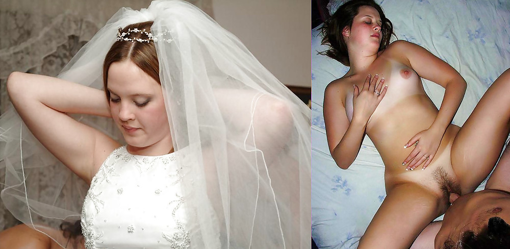 With and without clothes - brides 2. #14090269