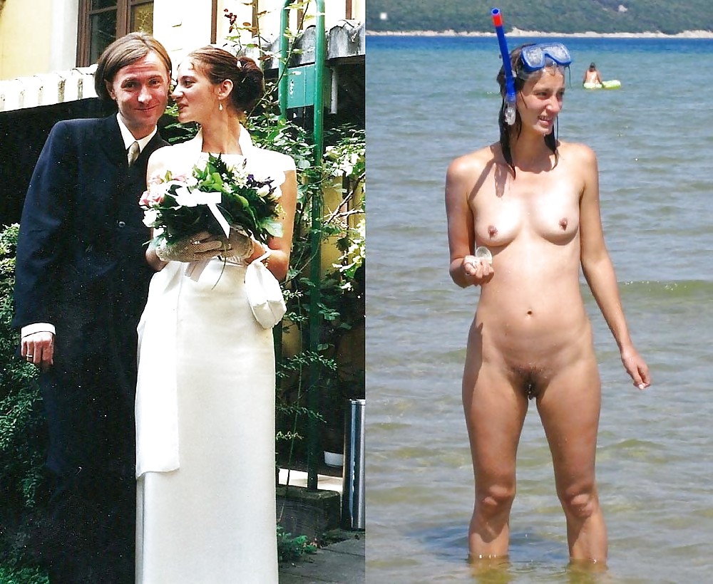 With and without clothes - brides 2. #14090290