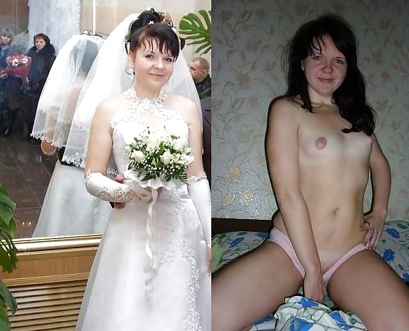 With and without clothes - brides 2. #14090305