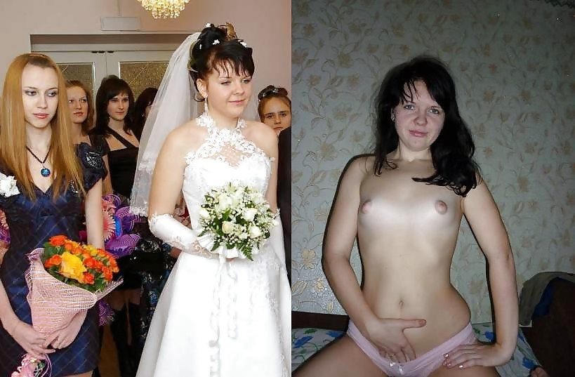 With and without clothes - brides 2. #14090313