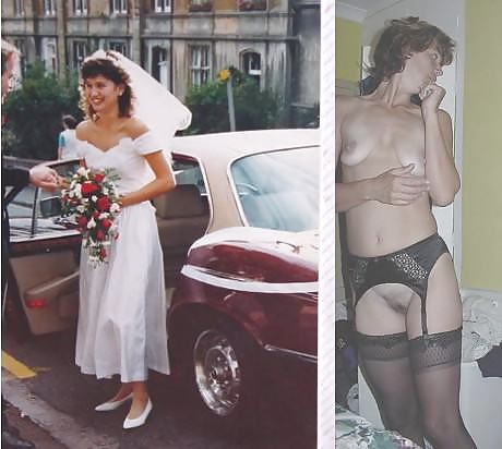 With and without clothes - brides 2. #14090343