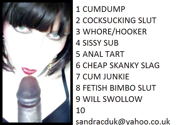 Sandra humiliated sissy whore #9511079
