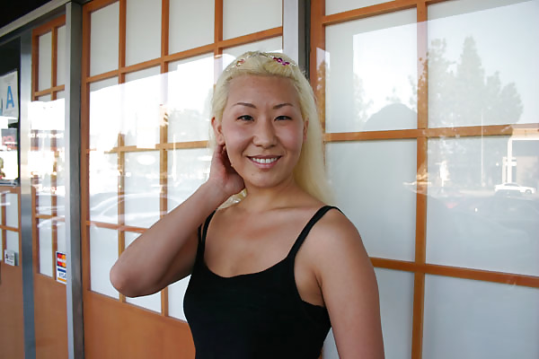 Blonde Asian Whore Conceitedness #9838818