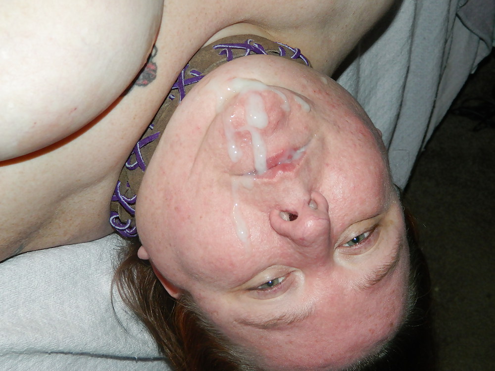 Nuevas fotos con medias, cuello, semen en la cara. 
 #6330744