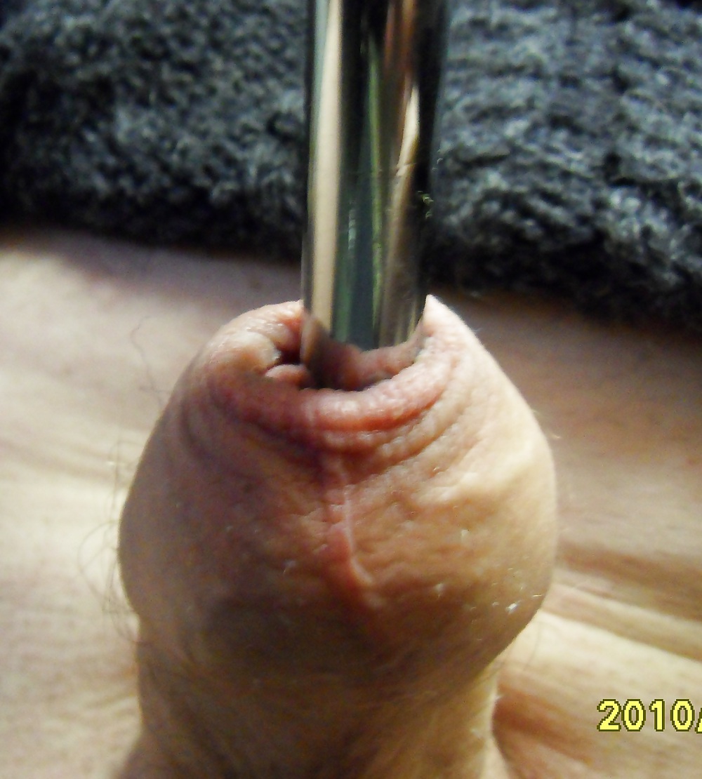 Penis with meatotomy and frenulotomy