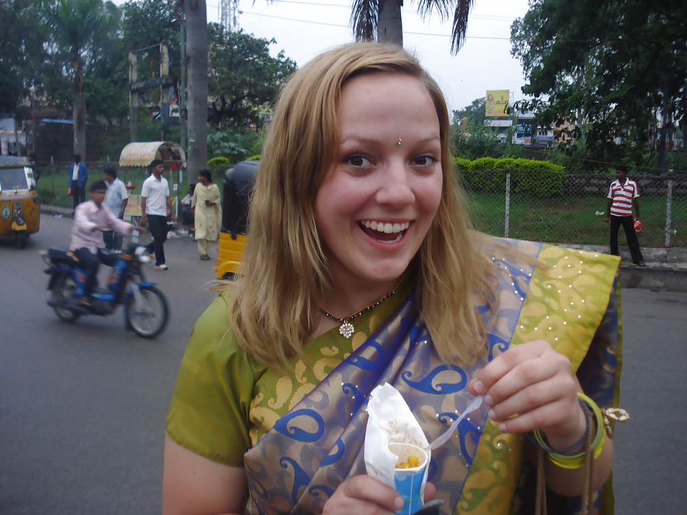 White girls finding themselves in India #13317443