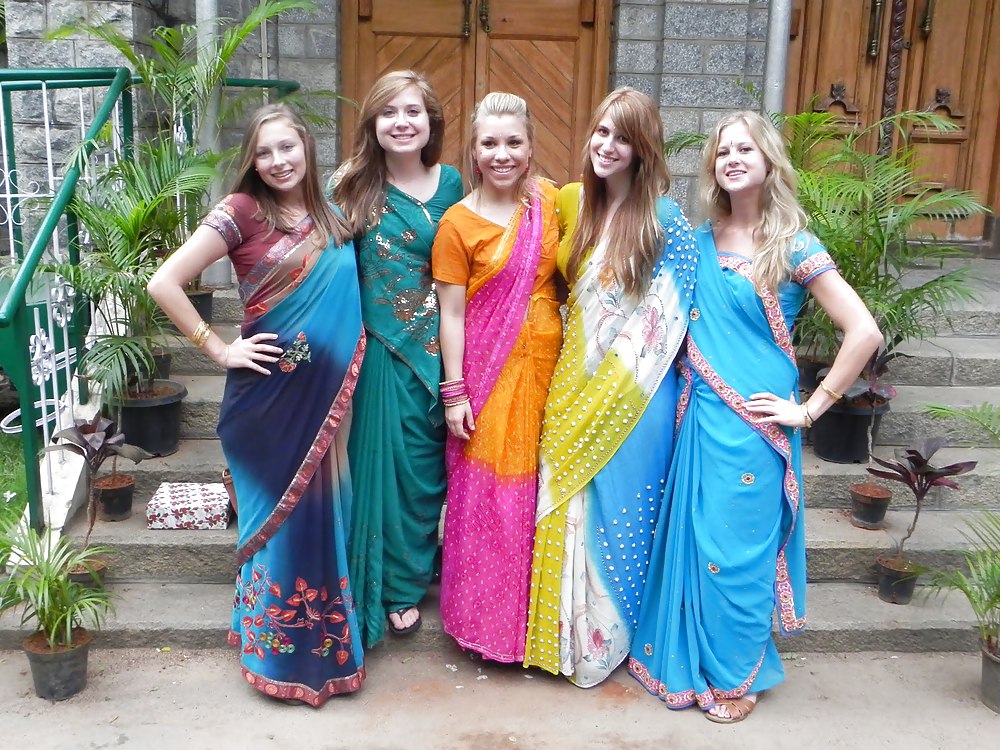 White girls finding themselves in India #13317525
