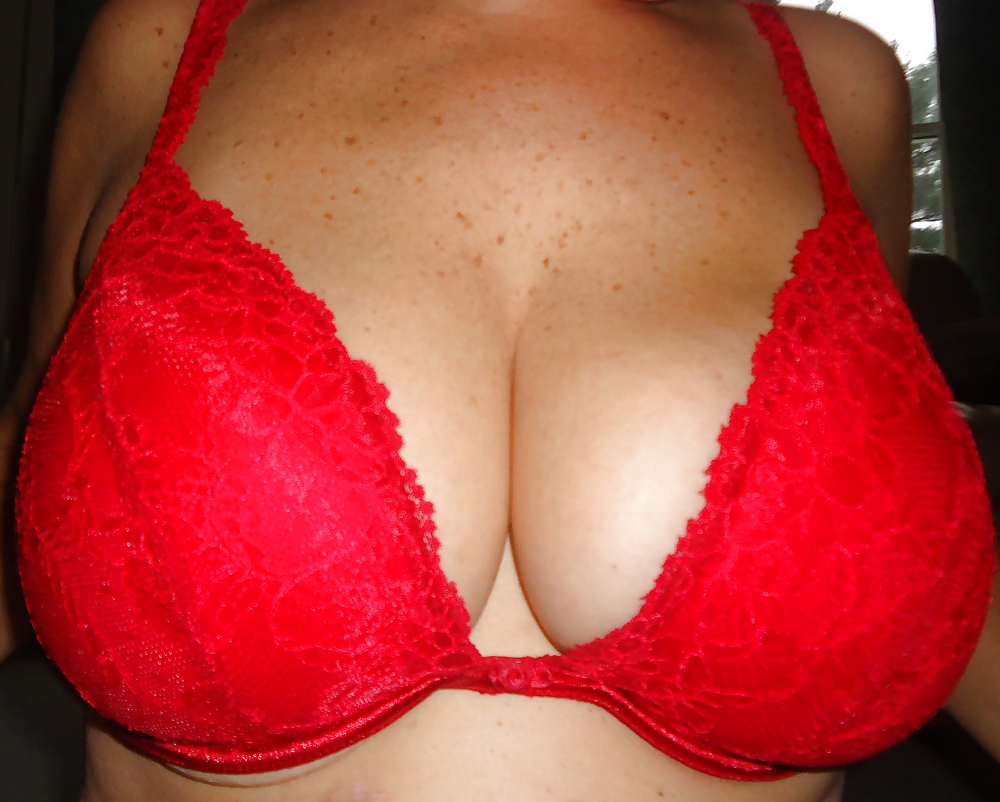 Wife In Red  Bra And Panties #15098506