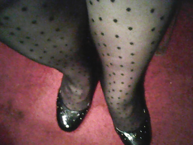 Stockings (blk) and heels #12650654