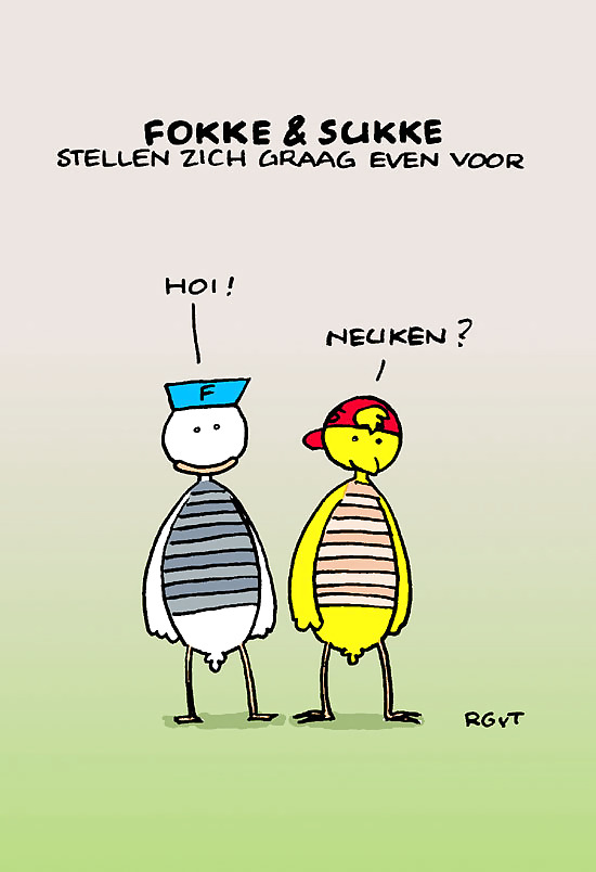 オランダのコミック、Fokke & Sukke
 #17107010