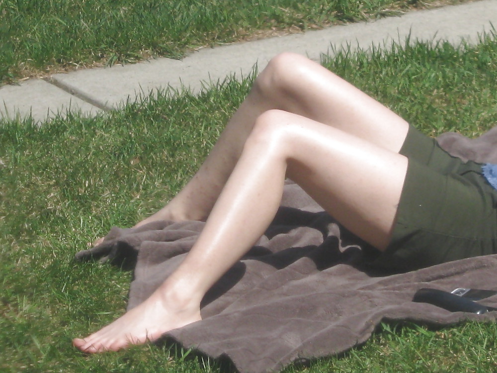 My nextdoor neibor sun tanning #3759245