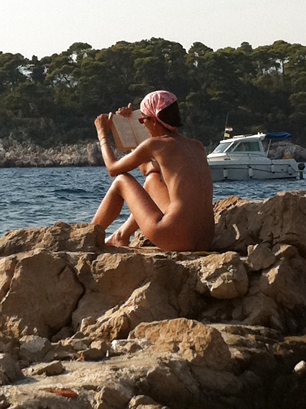 Nudista italiana in Croazia