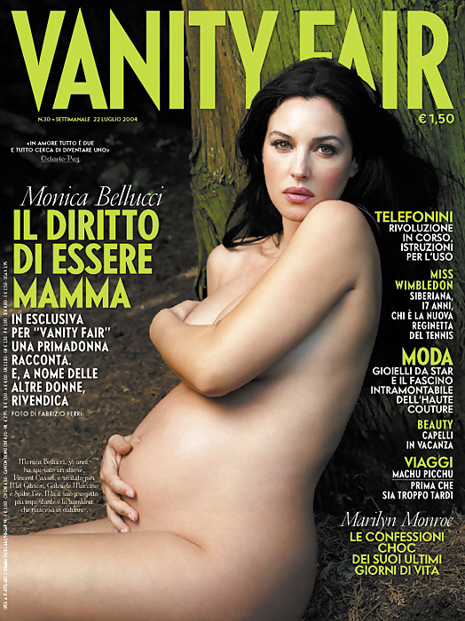 Pregnant celebrity magazine covers #12829686