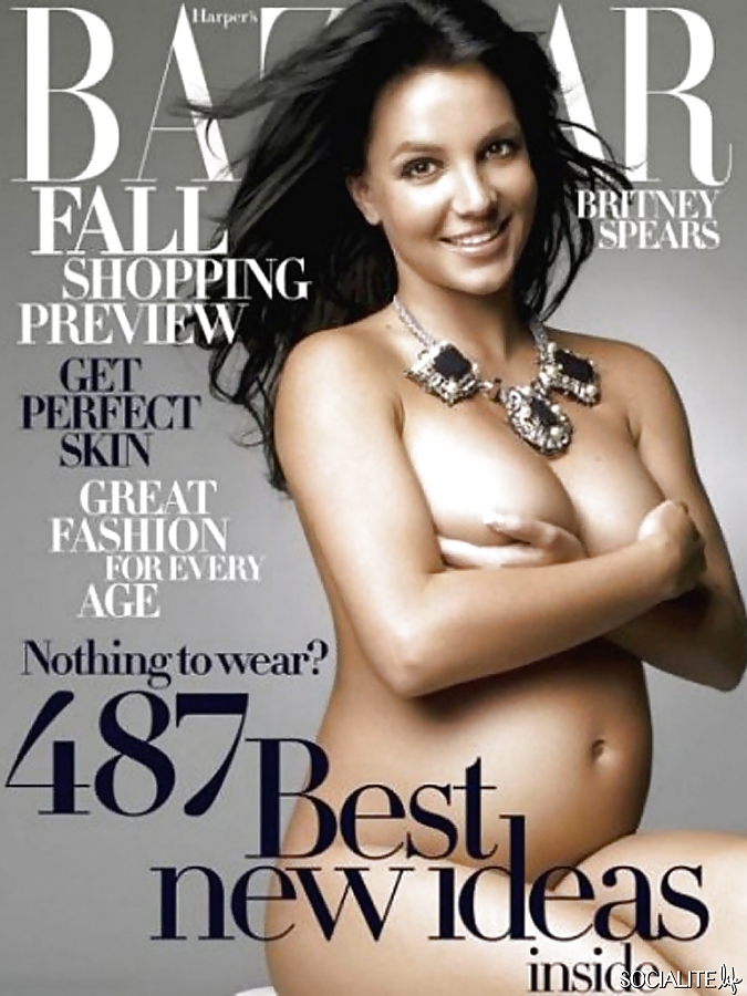 Pregnant celebrity magazine covers #12829730