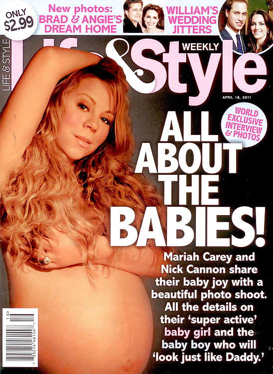 Pregnant celebrity magazine covers #12829754