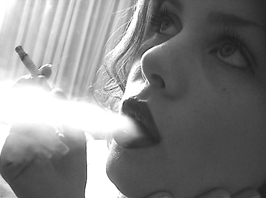 Beautiful Women Smoking B&W 002 #4551808