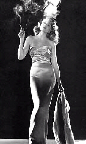 Beautiful Women Smoking B&W 002 #4551936