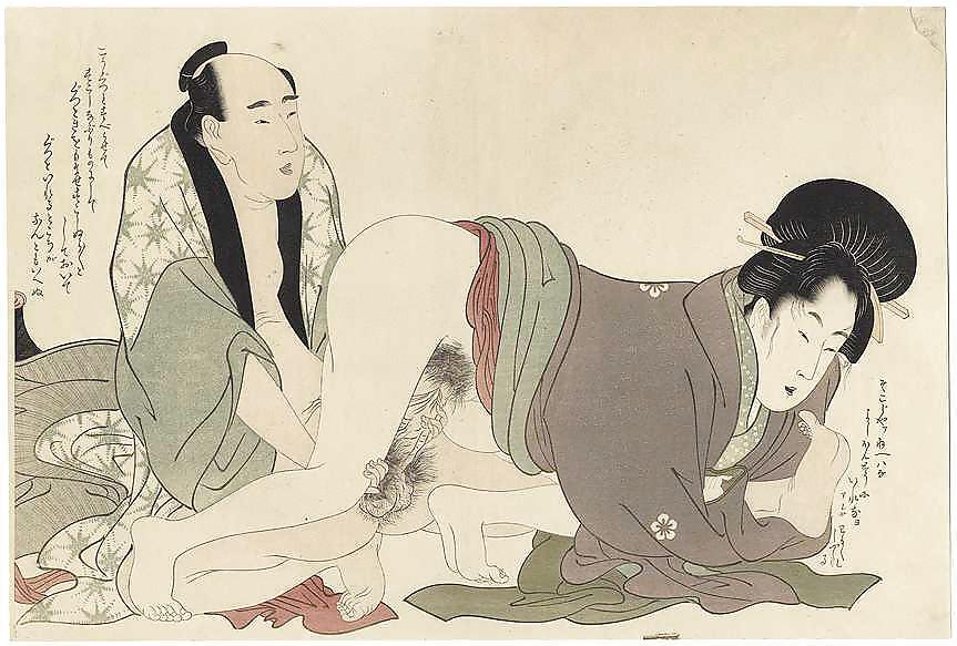 Art Shunga Japonais 6 - Kitagawa Utamaro #6323047