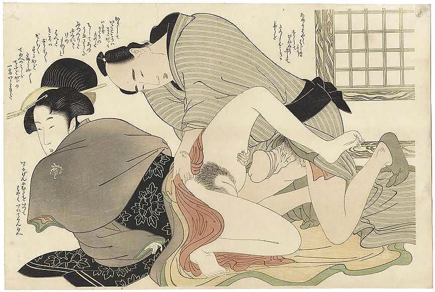 Arte giapponese shunga 6 - kitagawa utamaro
 #6323052