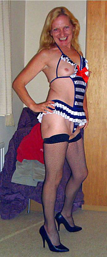 Sexy mature lady as sailor #5589301