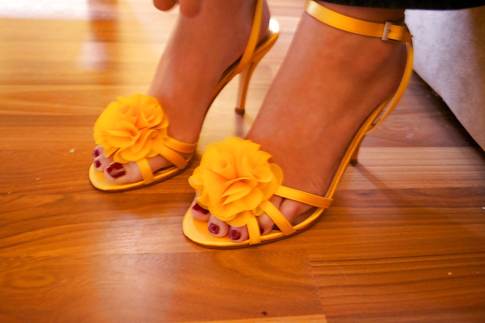 Jackie's Yellow Heels #14406512