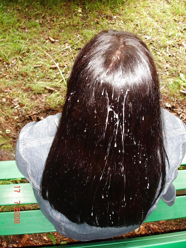 Cum in her hair  #1220473