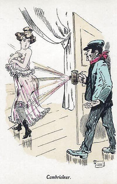 Thematischen Gezeichnet Ero Kunst 3 - Französisch Postkarten (1) C. 1900 #10415086