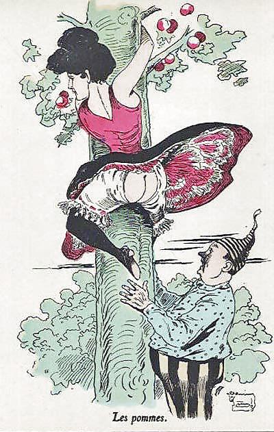 Tema disegnato ero art 3 - cartoline francesi (1) c. 1900 #10415097