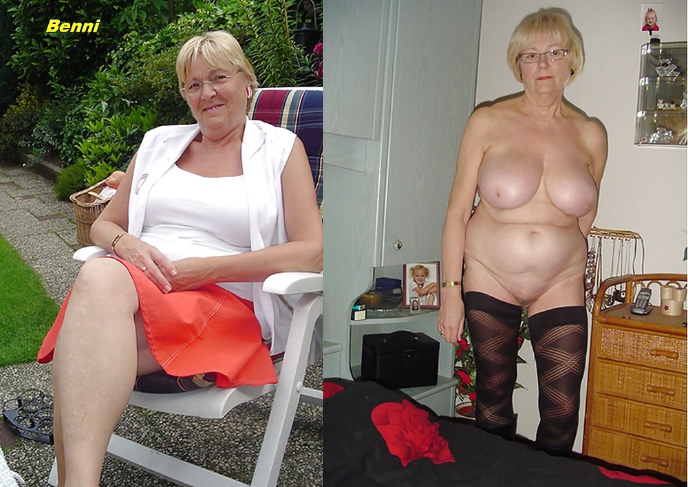 Mature Women Clothed And Unclothed