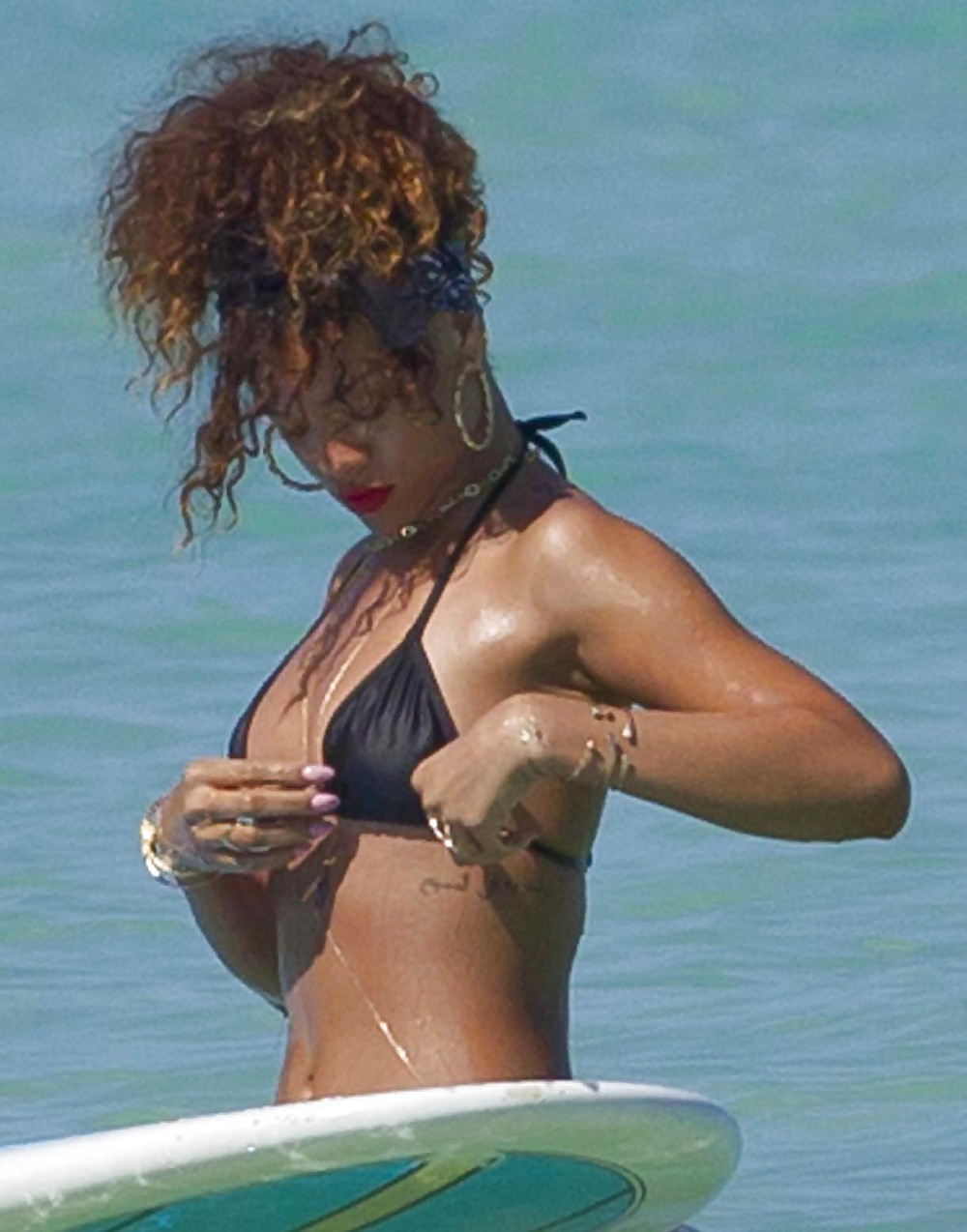 Rihanna colección de bikinis dulce ébano t&a
 #14543157