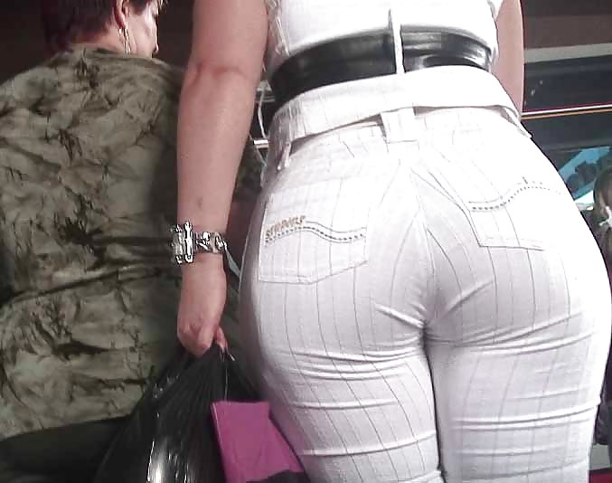 Candid, spandex, tihgt jeans, trouser asses
 #3214819