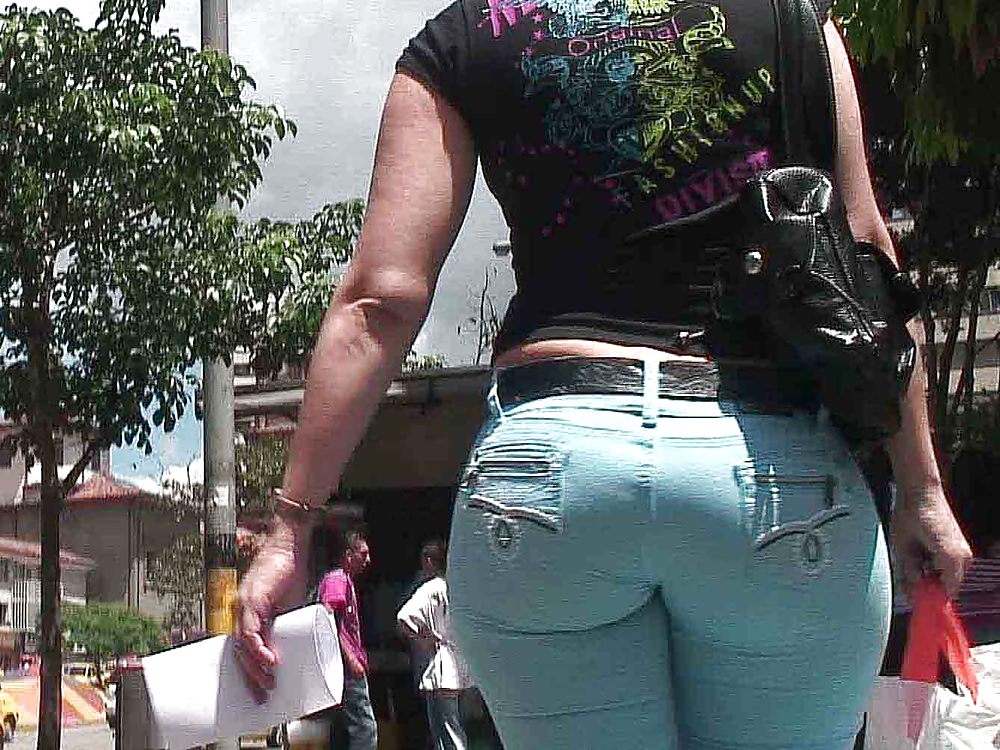 Cándido, spandex, jeans tihgt, culos de los pantalones
 #3214958