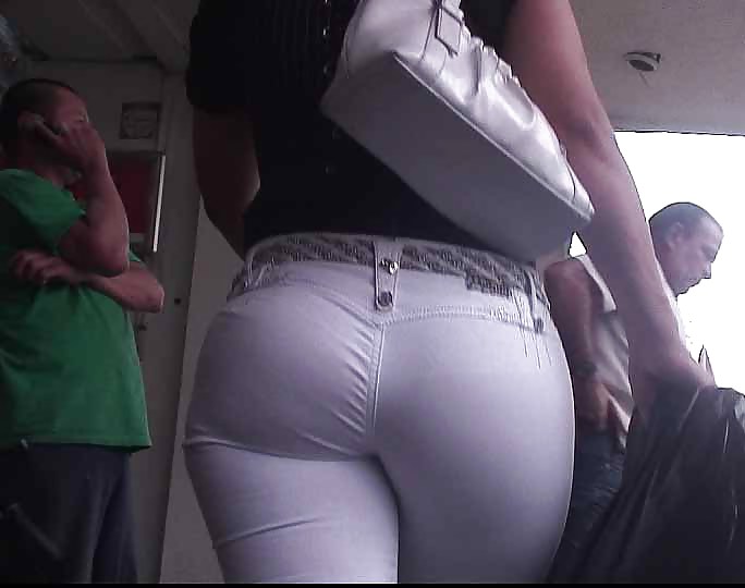 Candid, spandex, tihgt jeans, trouser asses #3215142