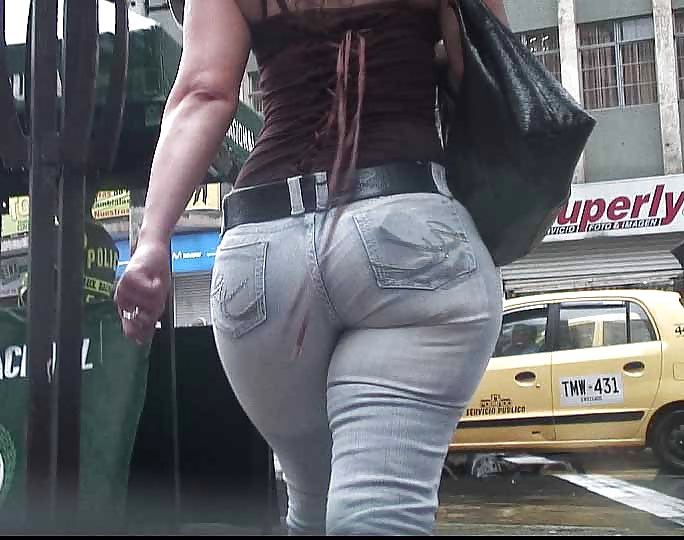 Offen, Spandex, Tihgt Jeans, Hosen Esel #3215249