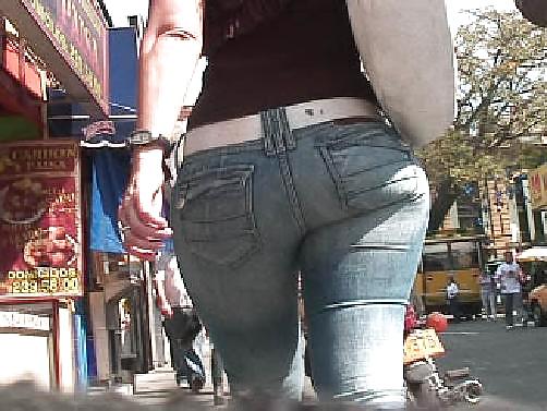 Cándido, spandex, jeans tihgt, culos de los pantalones
 #3216686