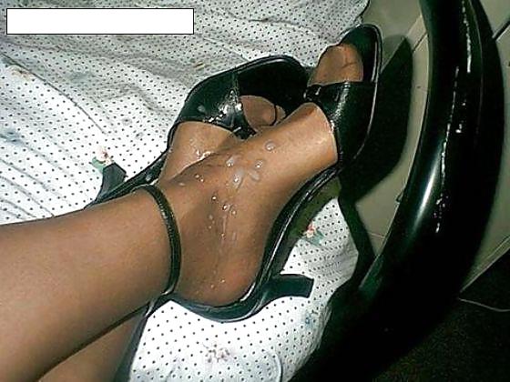 Cum on my sexy toes #9567316