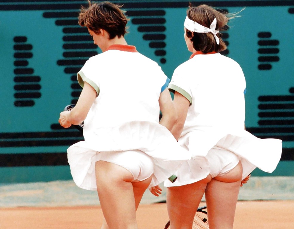 Tennis upskirts