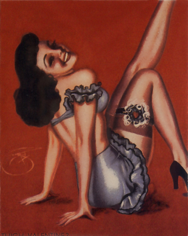 Vintage pin-up disegni 2 (non nudo)
 #7440240